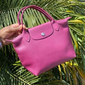 Longchamp leather mini tote